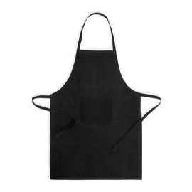 eBuyGB Plain Bib Pockets Adjustable Chefs Apron 7 Colours BBQ Cooking Waiter Waitress Café Bistro, Cotton, Black