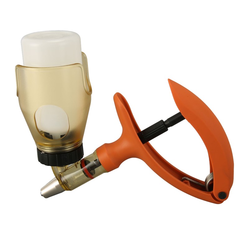 Livestock Syringe Plastic Precise Adjustable Continuous Syringe for Cattle Goat