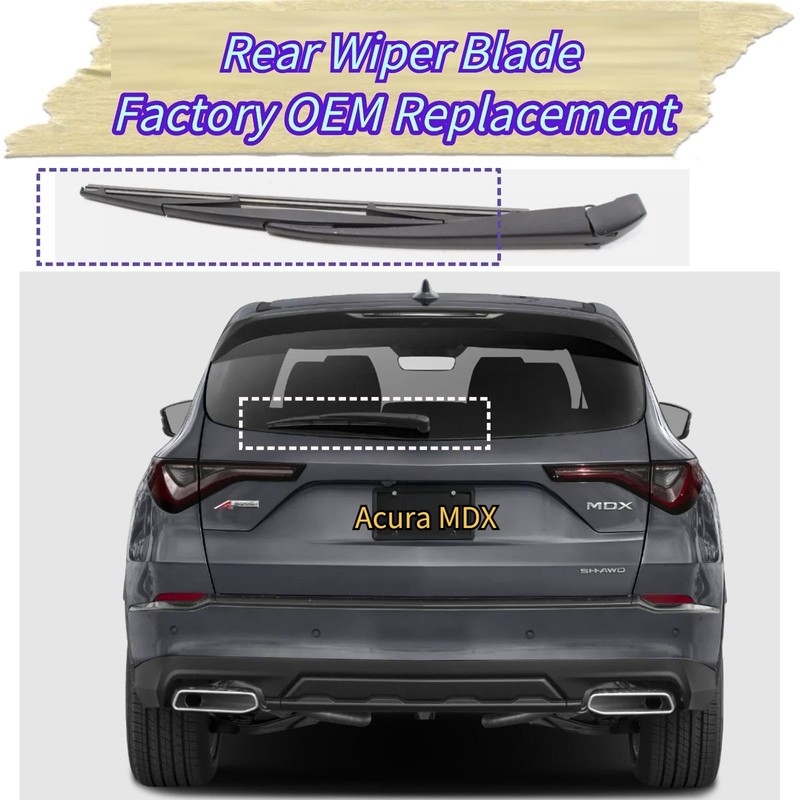 Rear Wiper Blade for Acura MDX 2022-2025 2023 2024| Exact