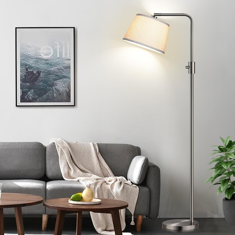 Nintiue 【Upgraded】 Dimmable Floor Lamp, 1000 Lumens LED Edison Bulb
