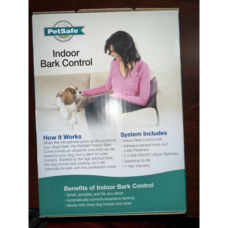 PetSafe Ultrasonic Indoor Bark Control Stop Dog Barking PBC00-15266 NEW