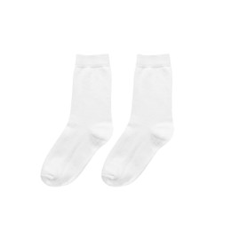 tittimitti 98% Organic Cotton Children Kids Boy's Girl's Socks (5-pack) (EU 27-30 (5-6 Years), White)
