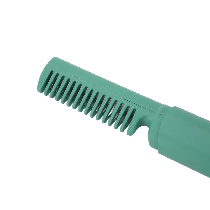 Mini Hair Straightener Brush Wireless Portable Ergonomic Handle Fast Warming