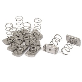 uxcell M6 304 Stainless Steel Strut Spring Channel Nuts 10 Pcs