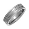 Theia Titanium Flat Court Shape Matt with Two Polished Grooves