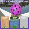 12 Pack Pickleball Balls, 40 Holes Outdoor Pickleballs, High Elasticity