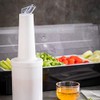 Restaurantware 1 qt Plastic Quick Pour Storage Container Bottle -