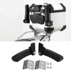 Motorcycle Passenger Armrest 2Pcs Motorcycle Passenger Rear Folding Top Case