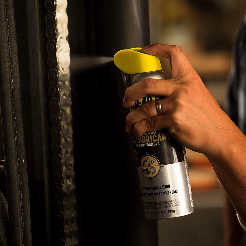 WD-40 Specialist Spray and Stay Gel Lubricant Aerosol Spray, 10
