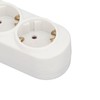 European Power Strip 3 Way ABS and Copper Multiple Outlet