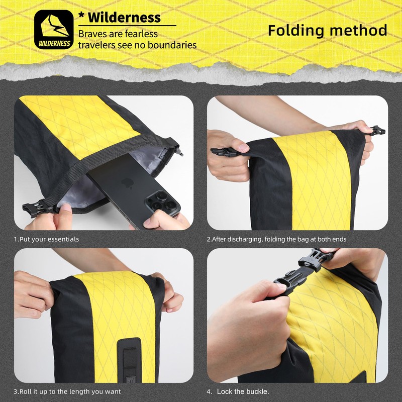 Rhinowalk Bike Front Fork Bag Waterproof Bicycle Pannier Bag 6.5L