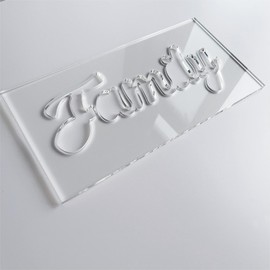 Family Router Template, Clear Acrylic Template, Router Inlay Template, Woodworking Router Template