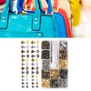 Double Sided Rivet Set Metal Studs Binding Studs Screws Assortment