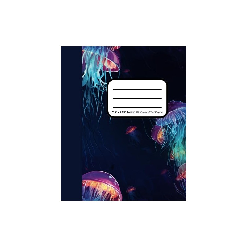 Jelly Art Composition Notebook