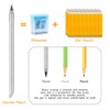 AUAUY 2 PCS Metal Inkless Pencil, Infinity Pencil, Reusable Everlasting