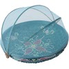 GURU SHOP Fly Protection Fruit Basket – Turquoise/Painted, Size: 35