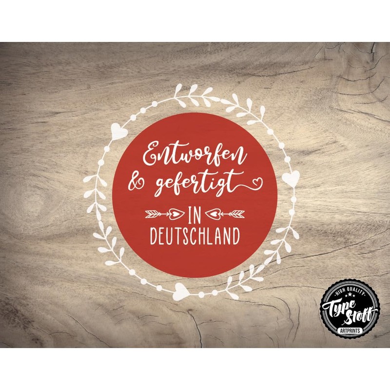 TypeStoff 20 Postcard Saver Set - ShortQuotes - DIN A6,