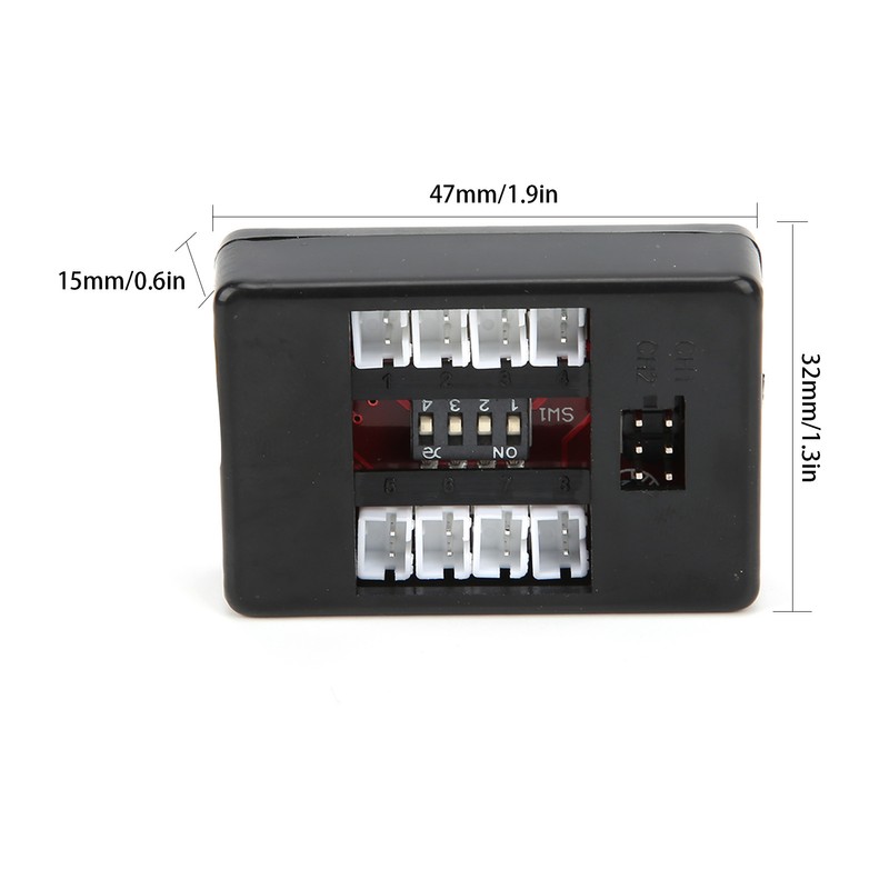 12 LED Flashing Bright Light Strobe Lamps Kit System for
