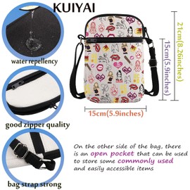 BTVS Horror TV Show Merchandise Crossbody Bag Vampire Slayer Lover Messenger Bag WWBD Fans What Would Buffy Do Inspired Gift (WWBD CrossS)