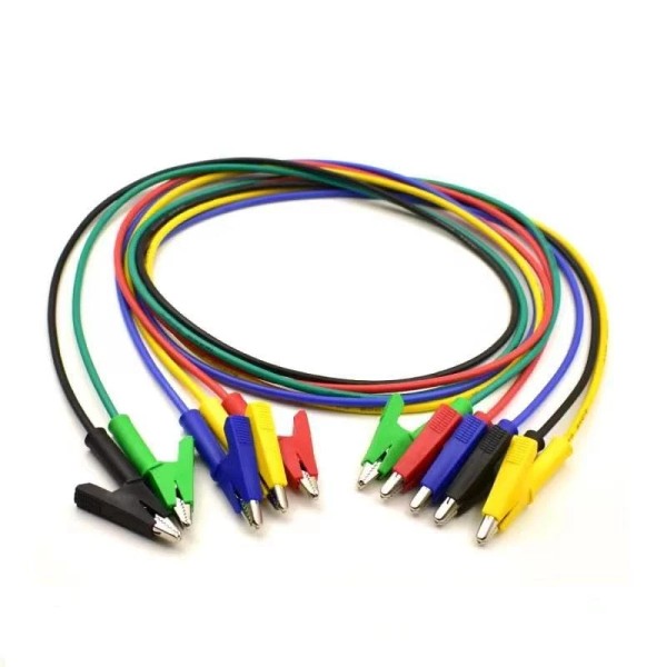 Zhenyu 5Pcs 14 Gauge Jumper Wires Alligator Clips Heavy Duty
