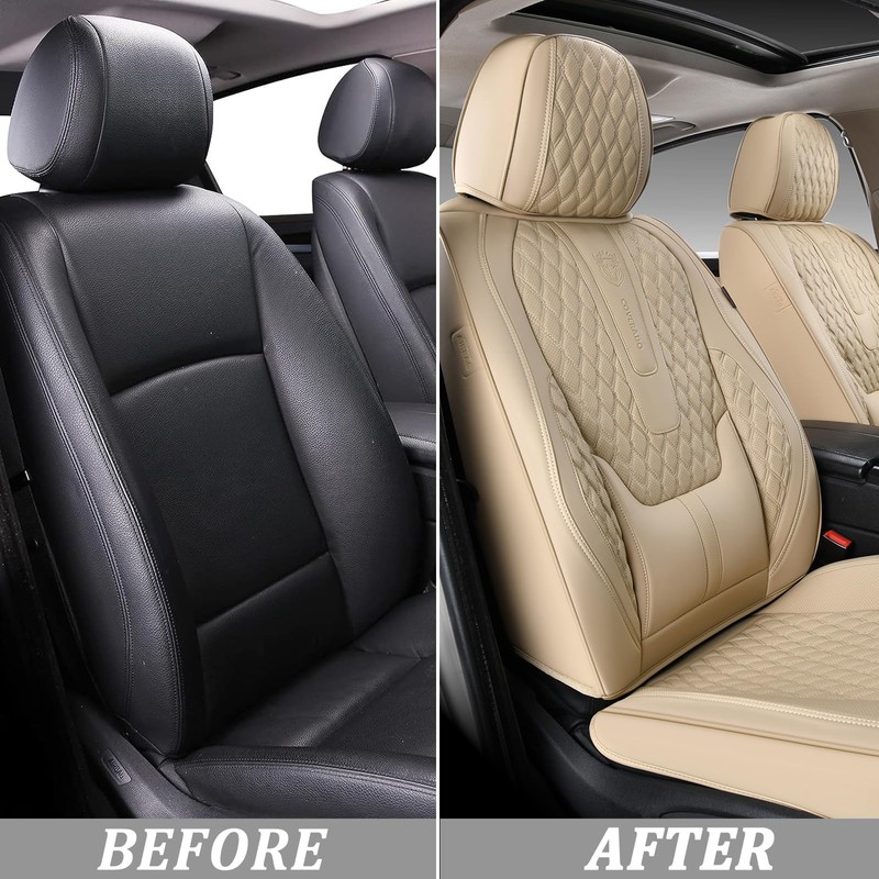 Coverado Front Seat Covers, Car Seat Covers Front Seats, Nappa