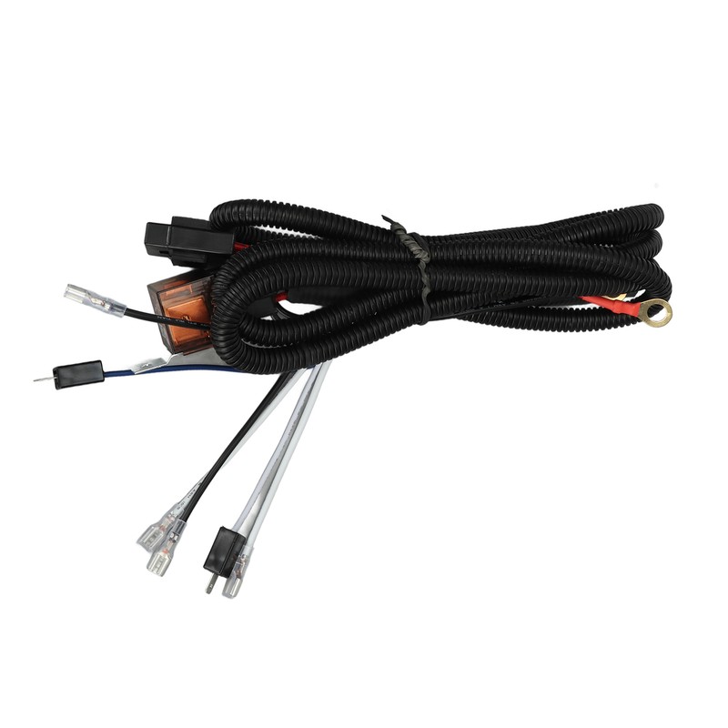 12V Horn Wiring Harness Relay Kit 1.9m Cable 50W One