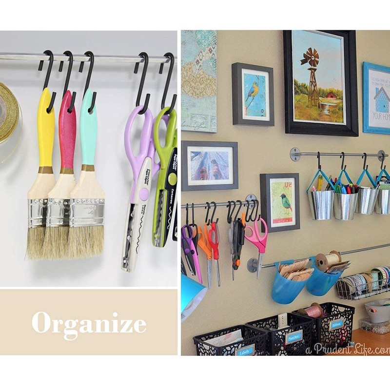 ilauke 20 Pack S Shaped Hooks Heavy Duty S Hooks