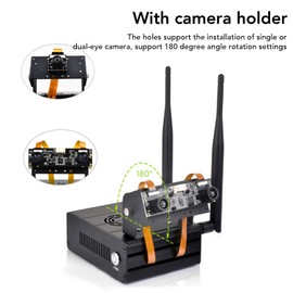 Metal Case for Orin Nano NX Kits, Aluminum Alloy Case with Camera Holder Computer Case for Orin Nano NX