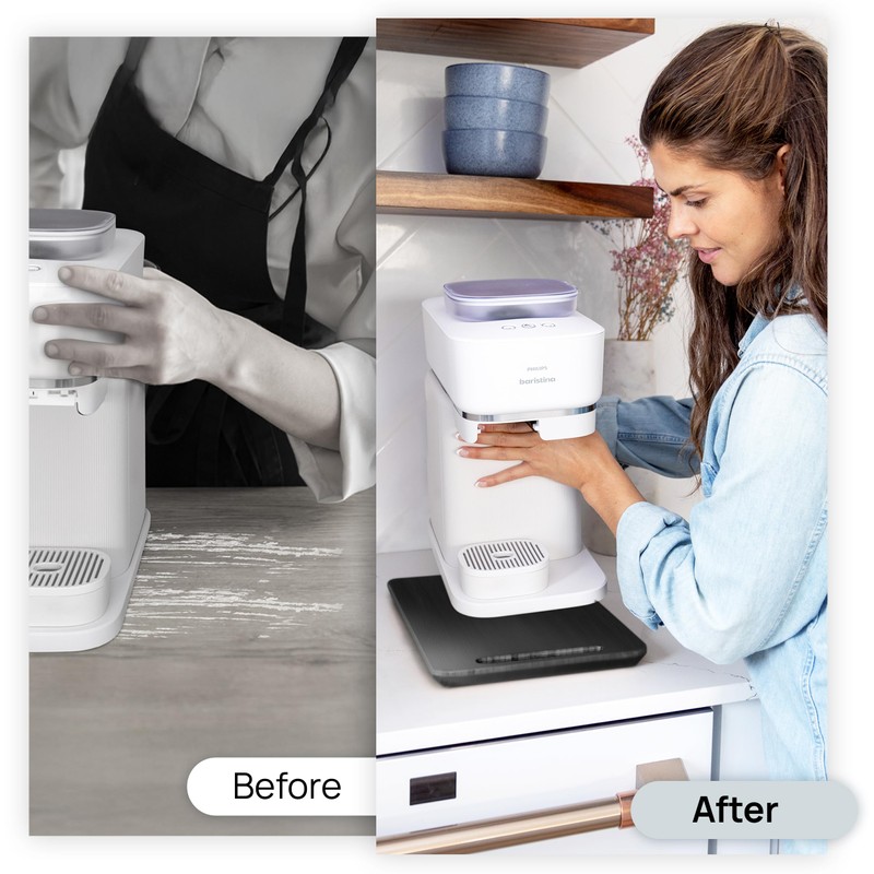 Ibyx Elegant Appliance Slider - Sliding Tray for Coffee Maker