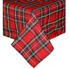 texpot Table Runner 40 x 140 cm Tartan Red Tartan