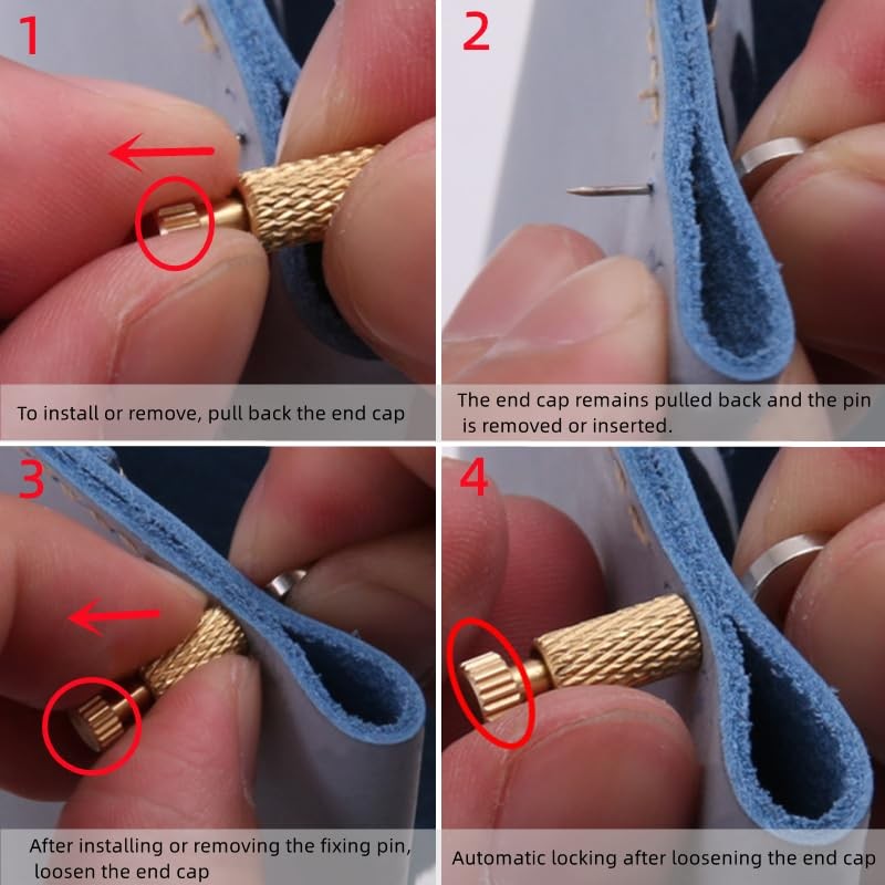 6Pcs Leather Suture Positioning Needles DIY Leathercraft Located Needles Leather