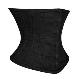 luvsecretlingerie Heavy Duty 26 Double Steel Boned Waist Training COTTON Cincher Waspie Underbust Tight Shaper Corset