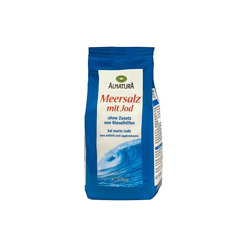 Alnatura Sea salt with iodine, 500 g