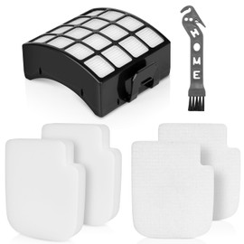 Jollsung Replacement Filters for Shark Stratos Pet Pro Anti Hair Wrap Plus Anti-Odour XL Upright Vacuum AZ3000UKT, 1 Anti Allergen Filter and 2 Foam & Felt Filters Spare Kit