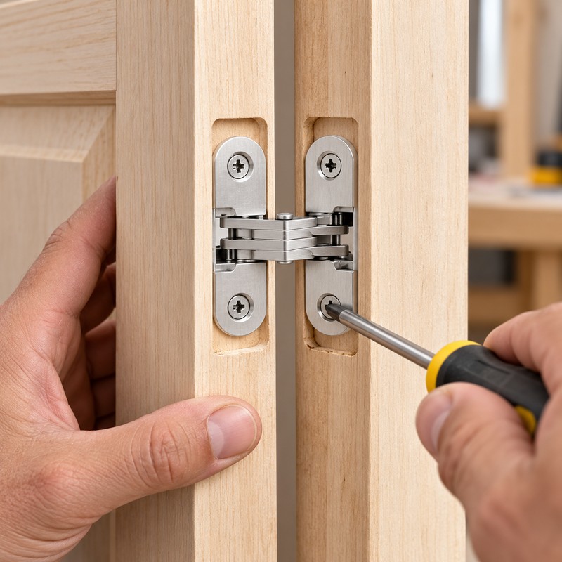 Heavy Duty Invisible Door Hinge – Stainless Steel Concealed Hinge
