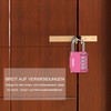 Diyife 2 Pack 4 Digit Combination Code Lock, Padlock, Resettable