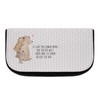 Mr. & Mrs. Panda Daddy Bear Cosmetic Bag, gray, Hand