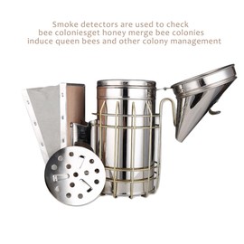 ADESUGATA Bee Hive Smoker,Beekeeping Tool,Stainless Steel Bee Smoker Beekeeping Equipment