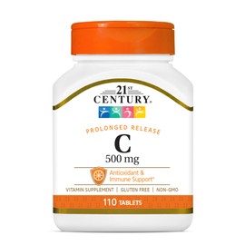 21st Century C 500 mg Prolonged Release Tablets, 110 Count (21190)
