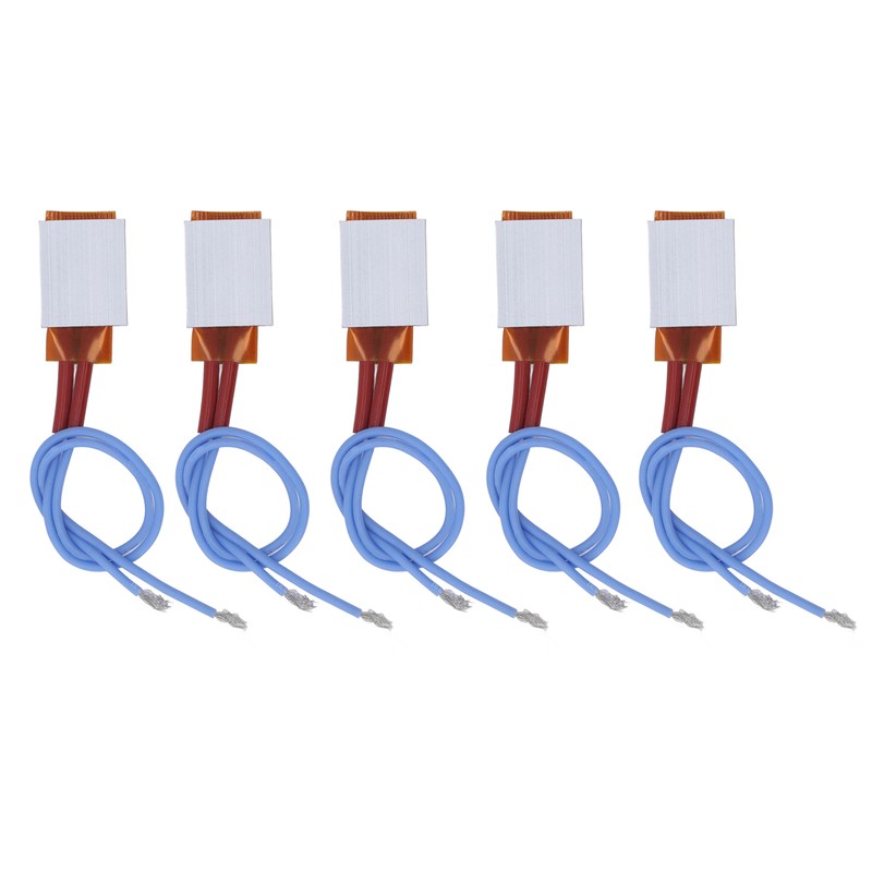 5pcs PTC Heating Element Automatic Constant Temp 110℃ Aluminum Shell