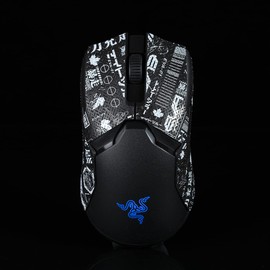BTL - Cinta adhesiva de agarre de mouse para Razer Viper Ultimate inalámbrica, hecha a mano, antideslizante, antideslizante, hoja de arce EVA