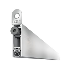 Gedotec Lowerable floor seal, 1 piece door seal, 12 x 40 mm, square, length 930 mm, can be shortened, lowering seal for doors, door floor seal, wind protection, anti-cold thermal insulation, for