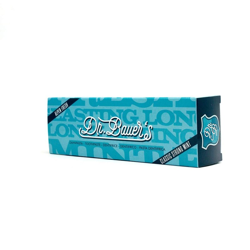 Dr. Bauer's Alpen Fresh Strong Mint Toothpaste 75 ml with