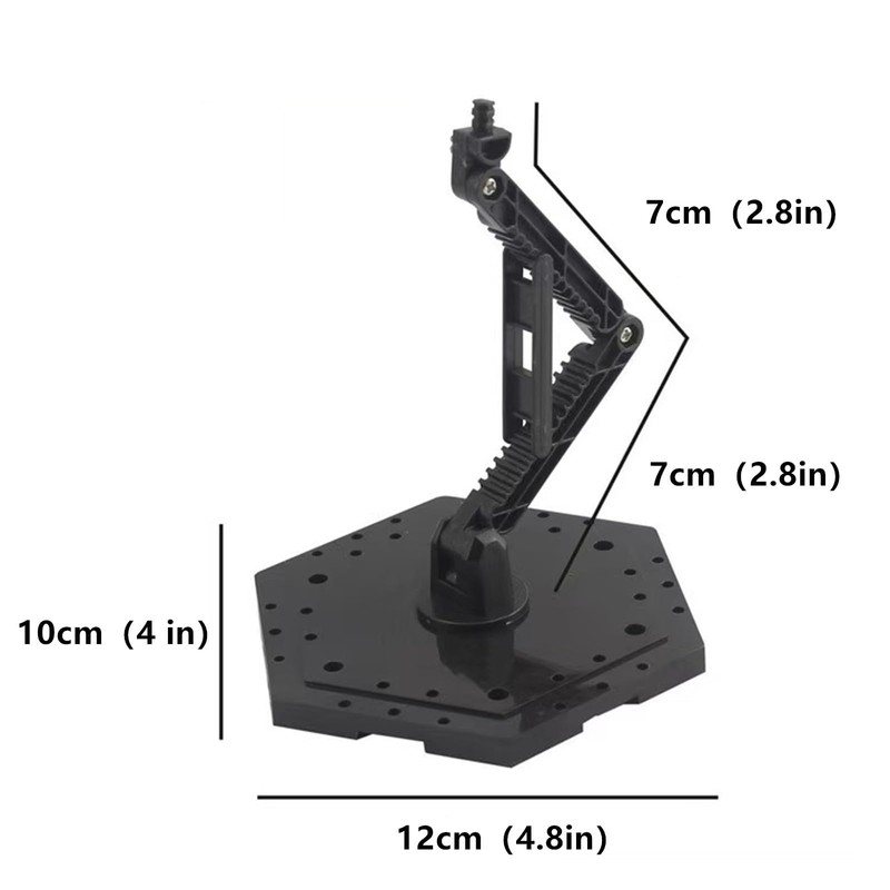 3-Pieces Gundam Model Kit Display Stand and Runner Storage System