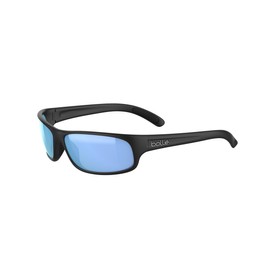 bollé - Anaconda, Black Matte, Sky Blue Polarized, Medium, Sunglasses, Unisex, Adult