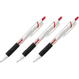 三菱鉛筆 油性ボールペン ジェットストリーム スタンダード 0.5mm SXN15005.15 赤/赤 【３セット】