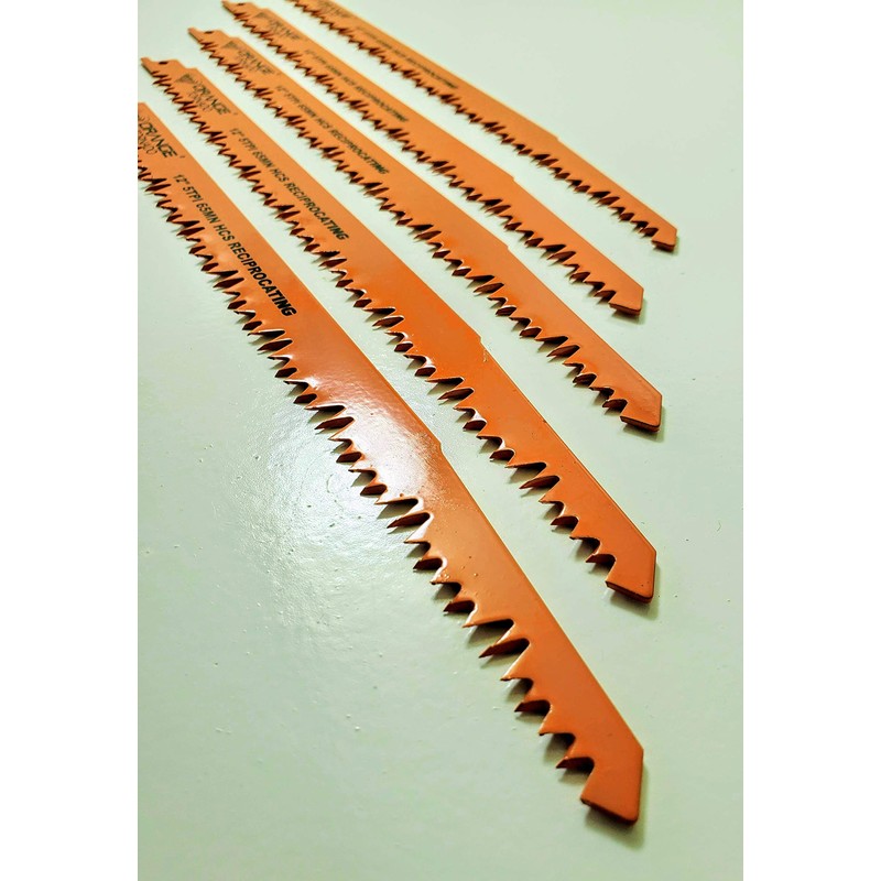 ORANGE TORNADO 5 Pack 12" 5TPI Pruning Blades…
