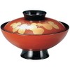 Fukui Craft Soup Bowl, Red (Red) φ5.0 x H3.3 inches