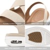mysoft - Sandalias para caminar con banda elástica para mujer,