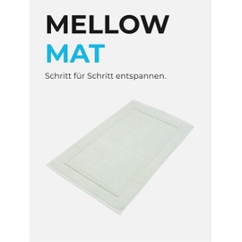 Sowel® Premium Bath Mat 50 x 80 cm, Bath Mat Made from 100% Organic Cotton, Made in Portugal, Mint